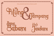 Inlander Batavia, a Font by Bang Kumis Typefoundry (Thumbnail 3 of 5)