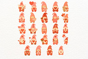 Valentine Gnome Clipart Set, a Seasonal Illustration by Nicolle's Colorful Art (Thumbnail 4 of 6)