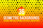 Geometric Backgrounds Pack, a Pattern Graphic by fukomoku (Thumbnail 1 of 9)