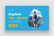Travel Youtube Thumbnail Bundle, a Social Media Template by Shahjahangdb1 (Thumbnail 17 of 21)