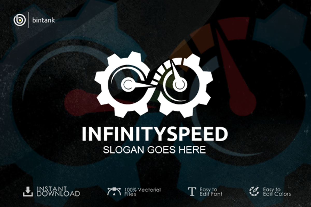 Infinity Speed Logo, a Branding & Logo Template by Bintank Studio