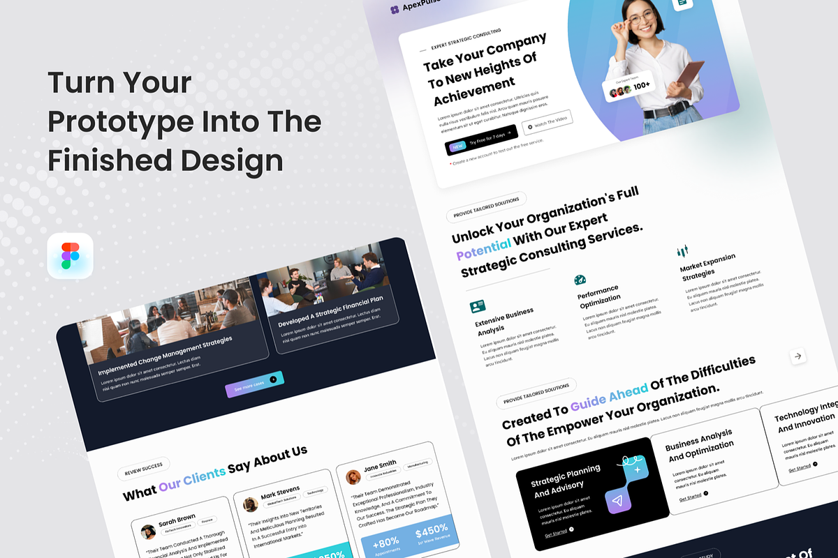 Business Consulting Landing Page, a Landing Page Template by SquidPixey (Photo 4 of 5)