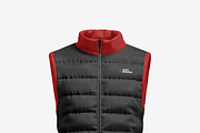 Nylon Down Vest Mockup, an Apparel Mockup by UnicDesign (Thumbnail 3 of 3)