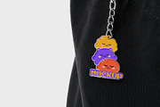 Metal Keychain Mockup, a Merchandise Mockup by Mockthethics. (Thumbnail 2 of 2)
