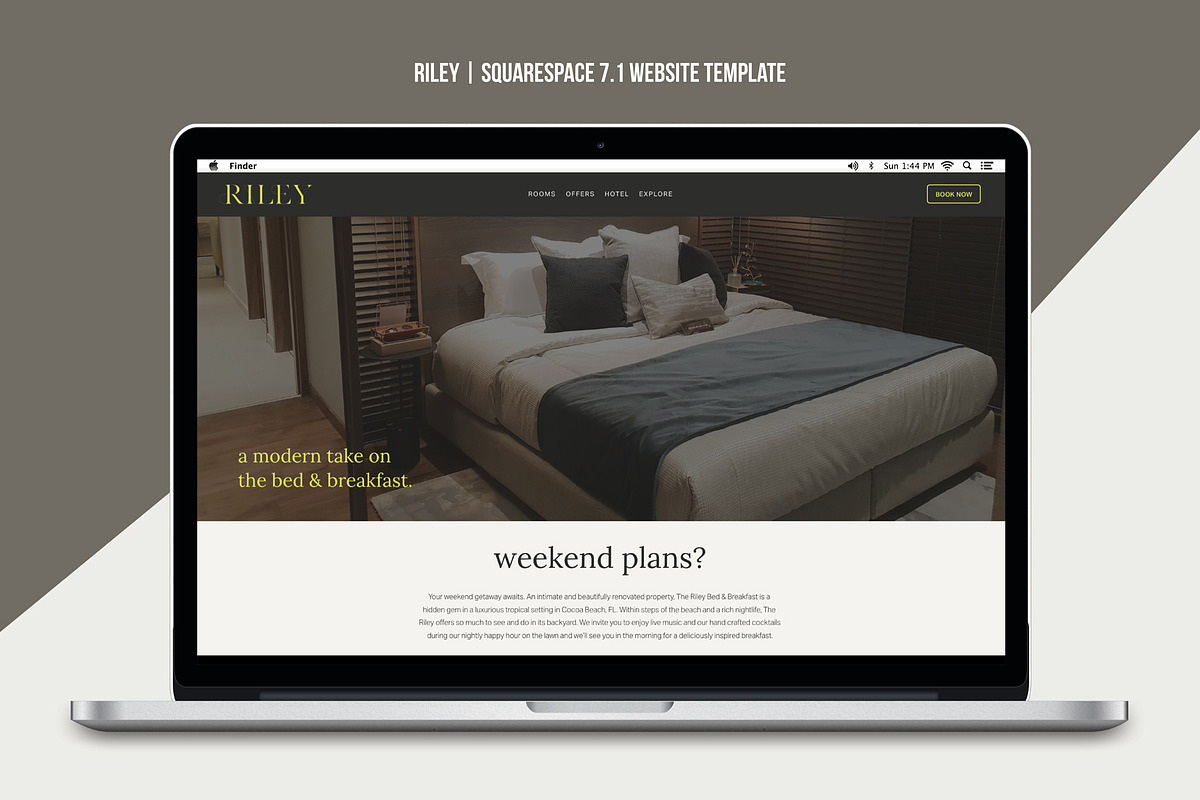 Riley | Squarespace Website Template