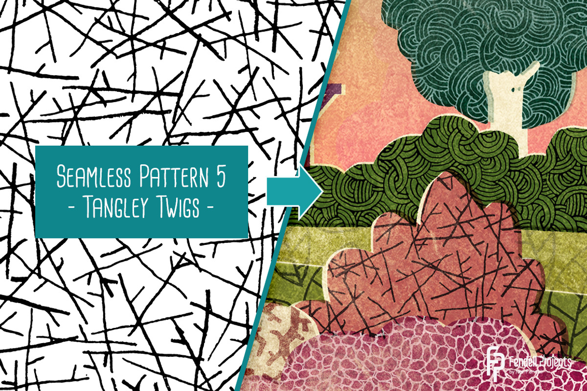 10 Foliage Seamless Pattern Overlays, a Graphic by Fendell Projects (Photo 7 of 13)
