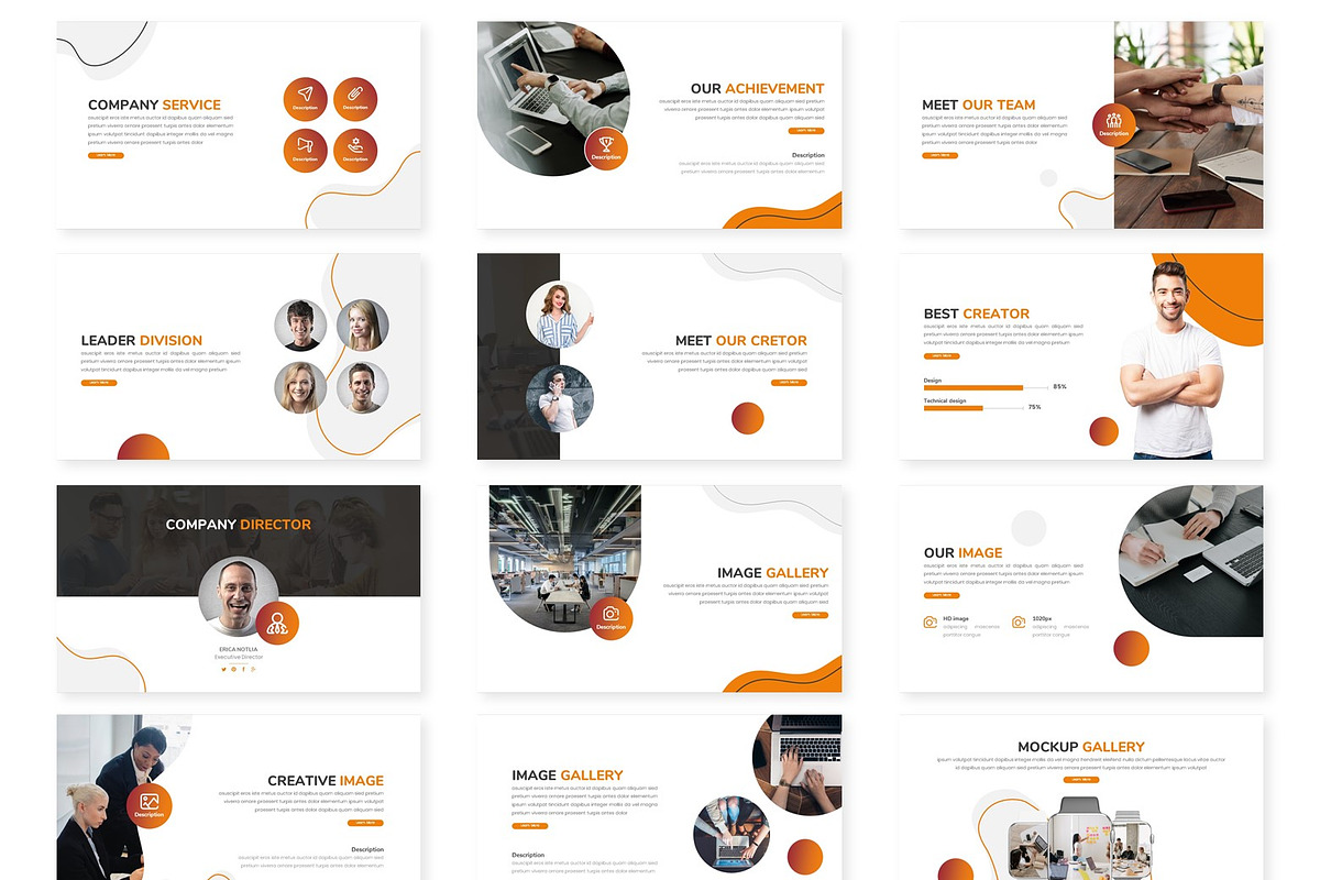 Bronzo - Powerpoint Template, a Presentation Template by inspirasign (Photo 3 of 4)