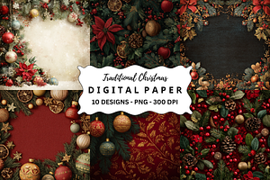 Traditional Christmas Backgrounds