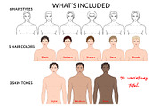 Male Colored Figures, a Person Illustration by Art by Lin (Thumbnail 2 of 6)