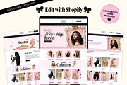 Hair Extensions Wigs Shopify Theme, a Shopify Template by Template Twist Shop (Thumbnail 6 of 8)