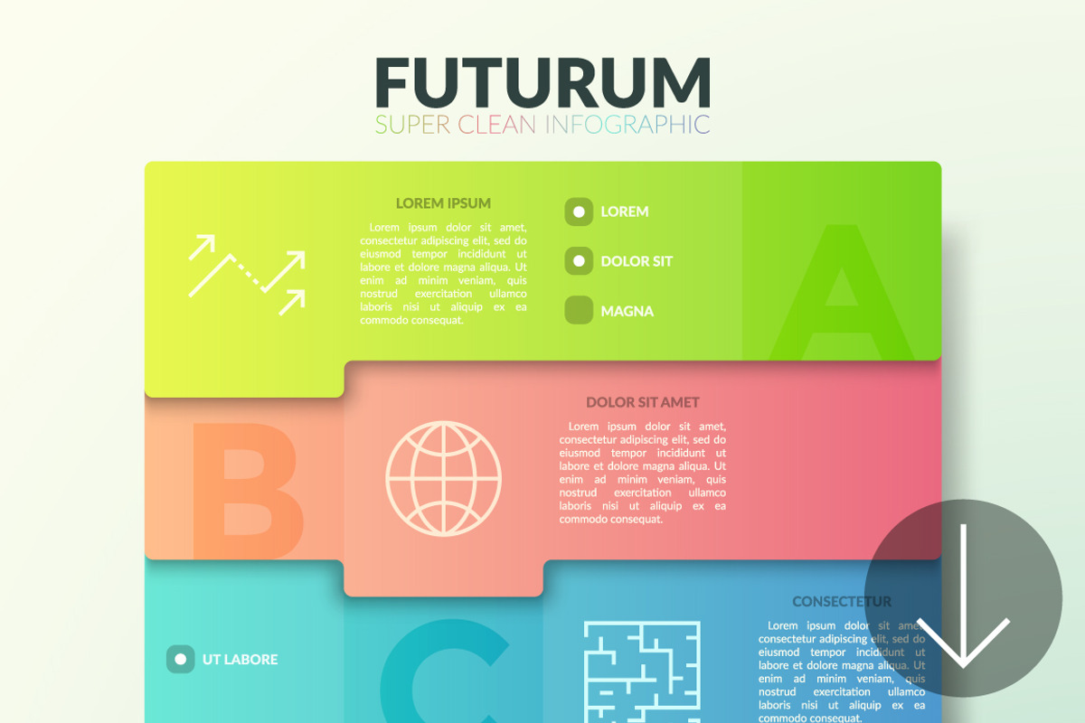 Futurum Infographic, a Presentation Template by Andrew Kras Design (Photo 2 of 3)