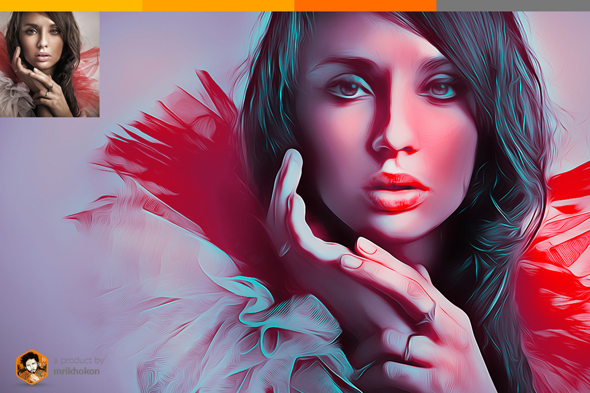 Speed Art Photoshop Action, an Action Add-On by MRI STUDIO (Photo 3 of 8)