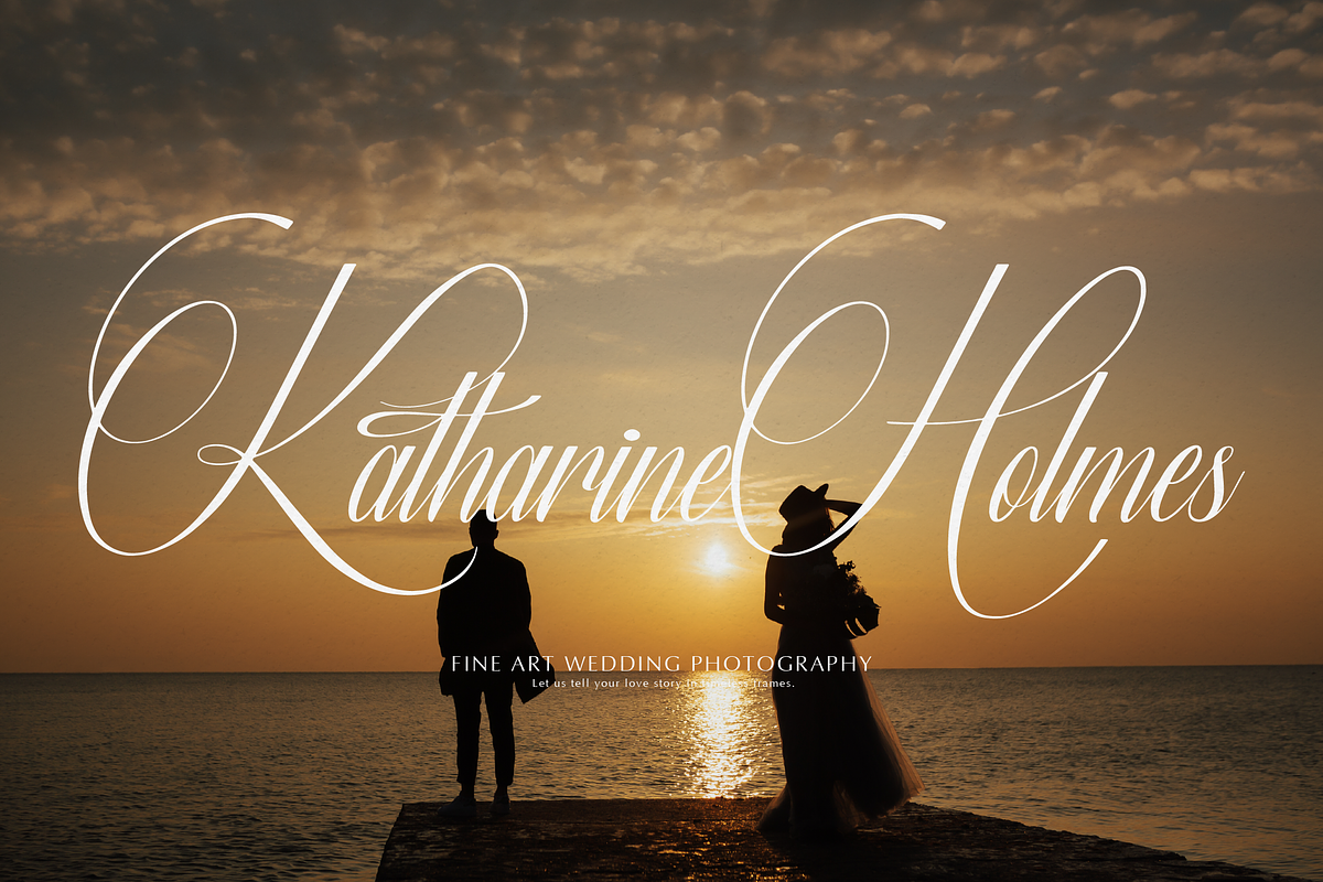 Miss Roderick | Wedding Calligraphy, a Script Font by Denustudios (Photo 2 of 12)