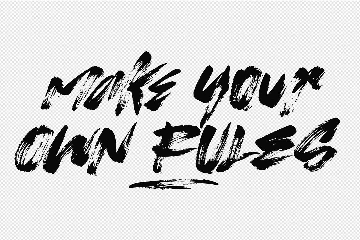Hypebeast | Raw Brush Font, a Handwritten Font by Ardana Creative (Photo 3 of 15)