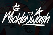 Mickle Swash Brush Font, a Handwritten Font by NTC Graphic (Thumbnail 1 of 9)