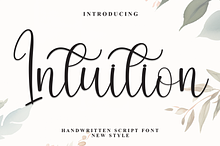 Intuition | Script Font