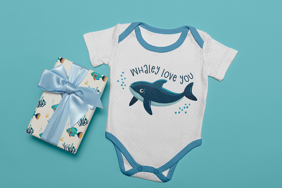 Cute fish and sealife design bundle, an Object Graphic by Doodle emporium (Photo 9 of 11)