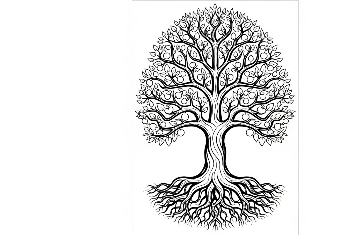 abstract Tree of Life roots, an Illustration by Amazin_art (Photo 22 of 22)