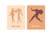Abstract Matisse people set, cards, a Person Illustration by PaperTrident (Thumbnail 5 of 9)