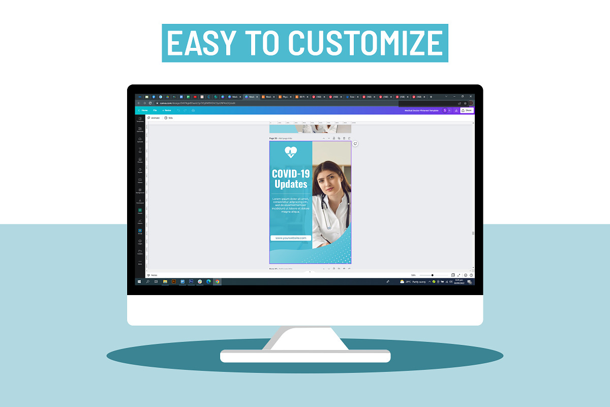Medical Doctor Pinterest Canva