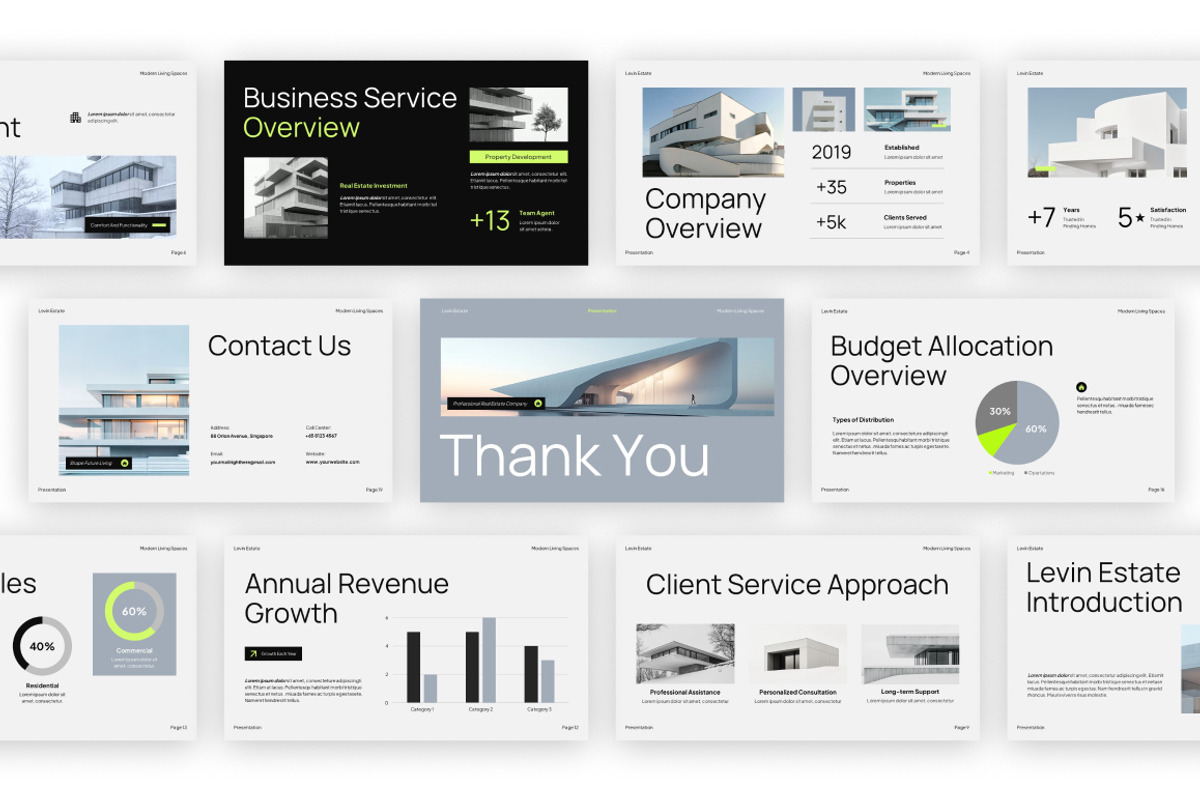 Modern Real Estate Keynote, a Presentation Template by Loin Studio (Photo 4 of 4)