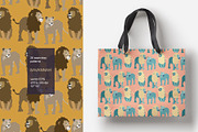 Animals seamless vector pack, a Pattern Graphic by PatternsBlooming (Thumbnail 2 of 10)