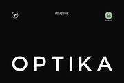 OPTIKA - Minimalist Font Family, a Sans Serif Font by Designova® (Thumbnail 1 of 15)