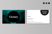 VICTORY Business Card Template, a Business Card Template by Nectarine (Thumbnail 4 of 9)