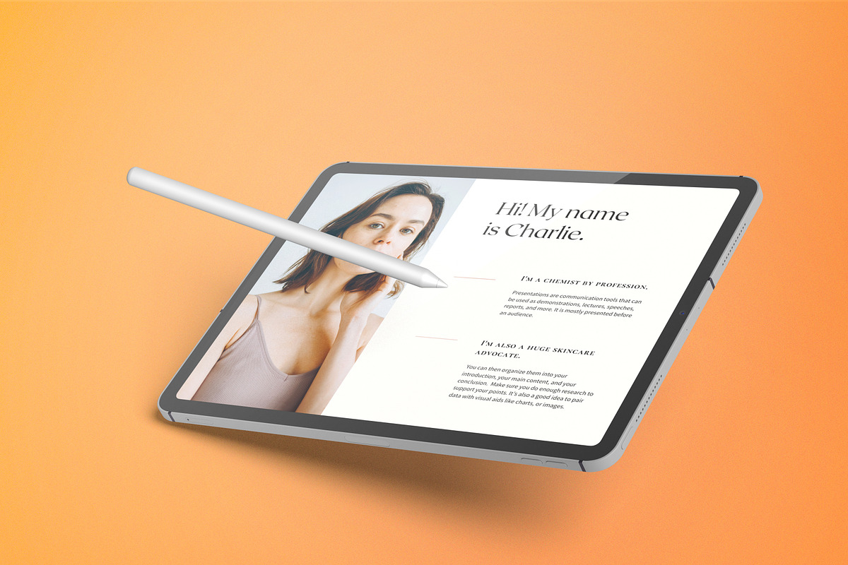Tablet / iPad Pro Mockups, an iPad Mockup by 2M GRAPHICS DESIGN (Photo 11 of 12)