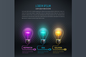 [40%OFF] Colorful Vector Bulbs 1