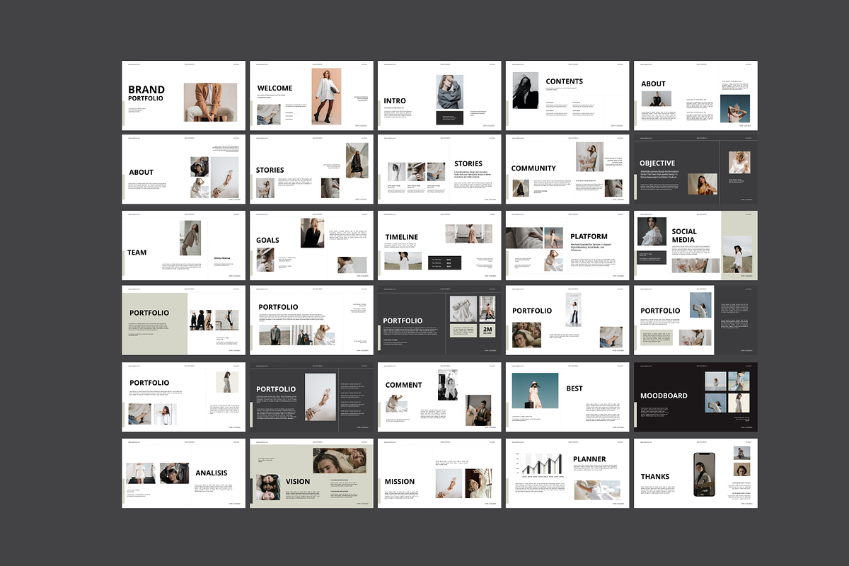 Brand Portfolio Keynote Template, a Presentation Template by Spesifikstd (Photo 8 of 8)