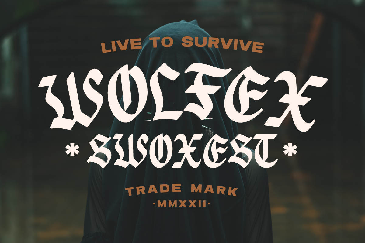Swoxest Blackletter Font, a Blackletter Font by Ronny Studio (Photo 2 of 7)