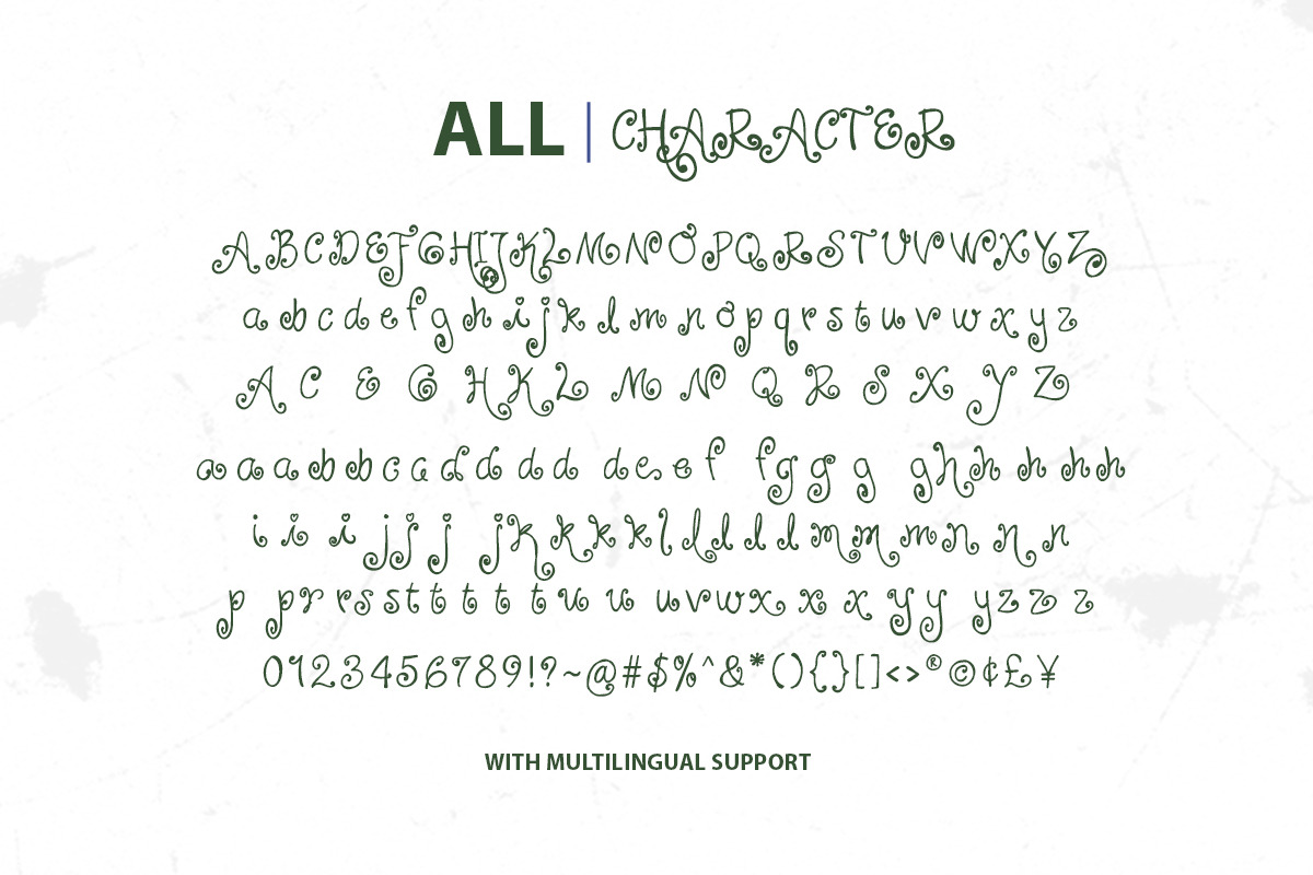 Crafted Storybook - Rough Curly Font, a Handwritten Font by Bale Type (Photo 11 of 12)