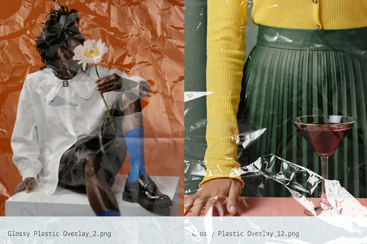 Glossy: Plastic Texture Overlays, a Texture Graphic by Anastasiia VNSK (Photo 17 of 19)