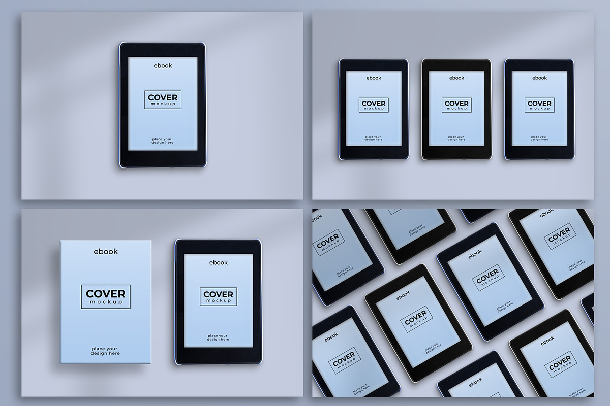 Ebook reader cover mockup, a Books & Magazine Mockup by tinuwiell (Photo 2 of 3)