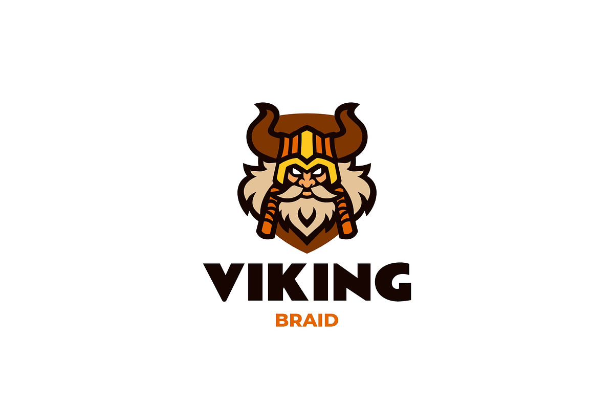 Mascot Modern Viking Logo Design, a Branding & Logo Template by Artnivora.Std