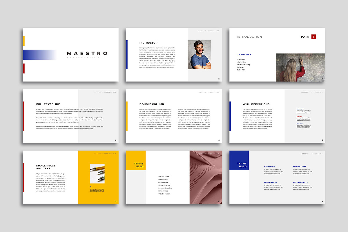 Maestro PowerPoint Presentation, a Presentation Template by SlideStation (Photo 2 of 5)