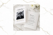 Funeral Bifold Program BW CanvaFR001, a Brochure Template by TyphoonStudio (Thumbnail 1 of 8)