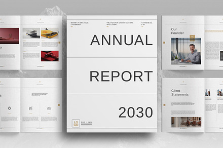 Annual Report Brochure Template