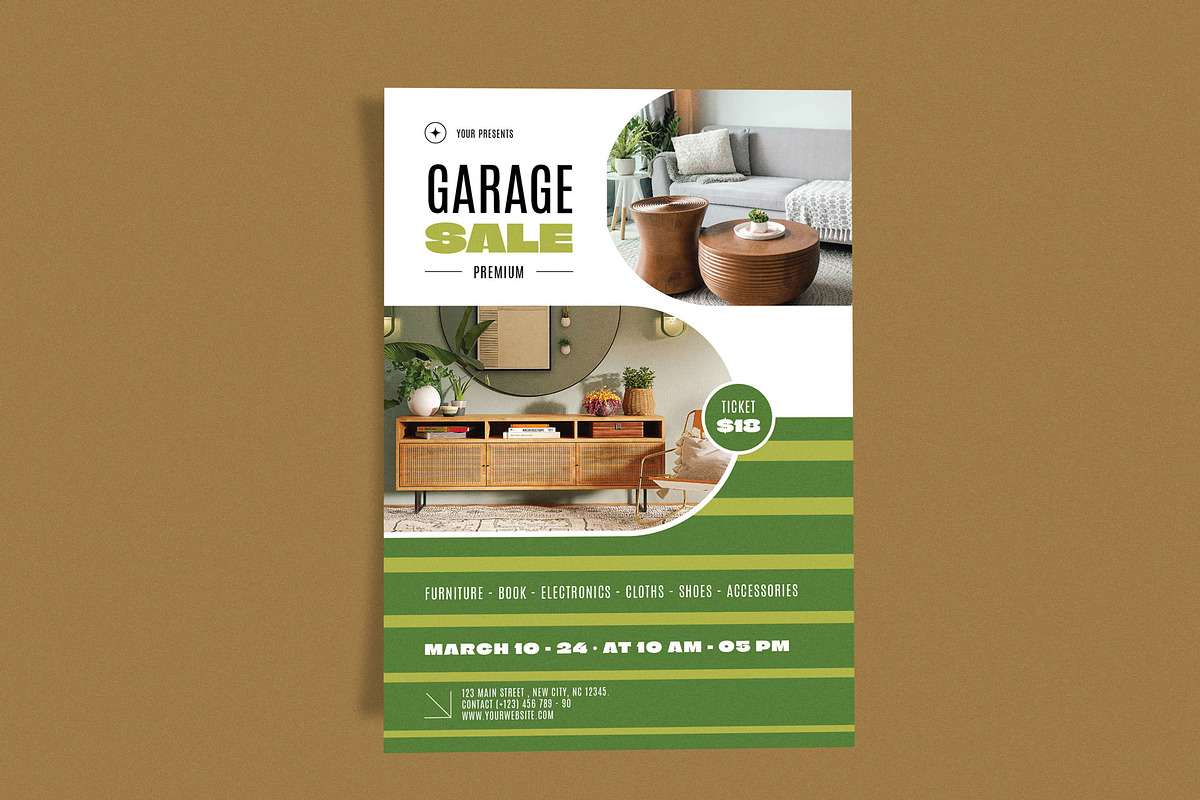 Garage Sale Premium, a Flyer Template by Me55enjah Design (Photo 2 of 4)