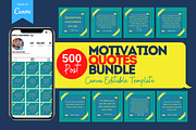 500 Motivation Quotes Bundle, a Social Media Template by Viral Content Design (Thumbnail 1 of 7)