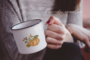 Cozy October Pattern clipart set, a Seasonal Illustration by Yelloo Fish (Thumbnail 6 of 15)