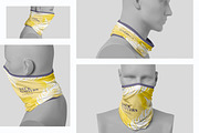 Neck Gaiter Mockups, a Mask Mockup by GfxFoundry (Thumbnail 2 of 6)