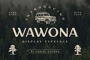 Wawona | Vintage Display Sans Serif, a Sans Serif Font by Daniel Neuman (Thumbnail 1 of 5)