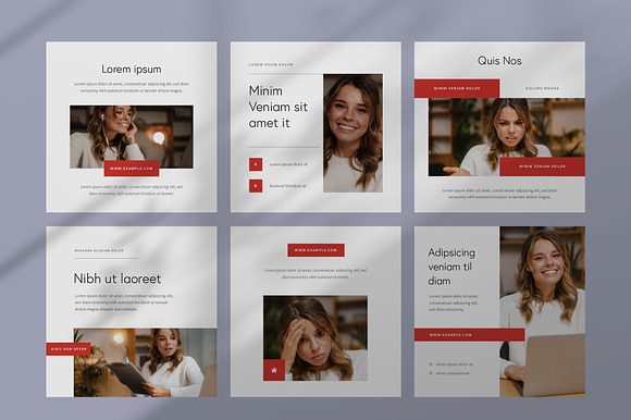 Clean Coaching Instagram Templates preview 3