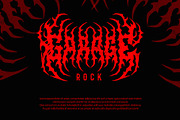 HUNGER - Death Metal Font, a Blackletter Font by Fonday Studio (Thumbnail 5 of 8)