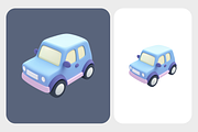 3D Cartoon Car Toy Icons, an Object Illustration by Danil Polshin (Thumbnail 2 of 8)