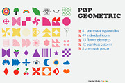 Colorful Geometric Shapes + Patterns, a Pattern Graphic by Harriet Ruby Creates (Thumbnail 3 of 9)