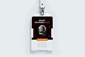 Id Card Design, a Stationery Template by Pixelpick