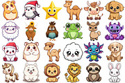 Cute Animals Png, an Animal Illustration by Forhadx5 (Thumbnail 4 of 13)